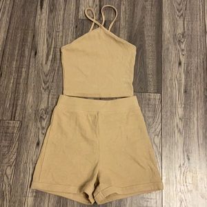 Zara matching top and short set